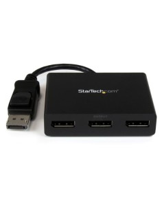 StarTech.com Concentrador MST - DisplayPort a 3x DisplayPort Negro