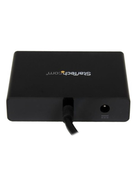 StarTech.com Concentrador MST - DisplayPort a 3x DisplayPort Negro