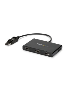 StarTech.com Splitter Multiplicador DisplayPort a 3 puertos HDMI - Hub MST DP 1.2 - Negro