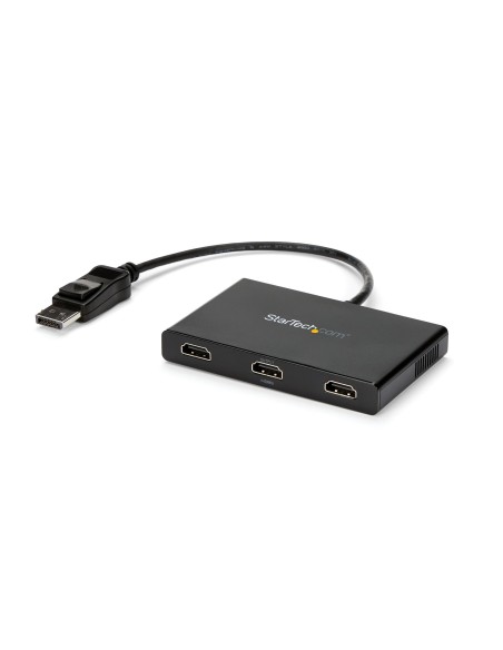 StarTech.com Splitter Multiplicador DisplayPort a 3 puertos HDMI - Hub MST DP 1.2 - Negro