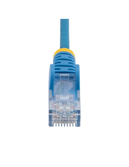 StarTech.com Cable de red CAT6 UTP Delgado con Conectores RJ45 sin Enganches - Azul