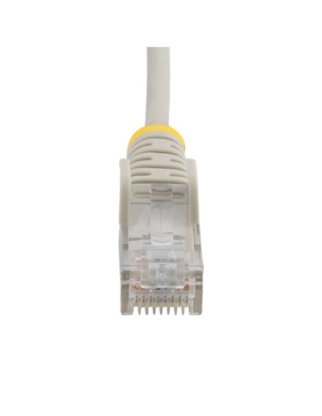 StarTech.com Cable de red CAT6 Delgado con Conectores RJ45 sin Enganches - 2M Gris