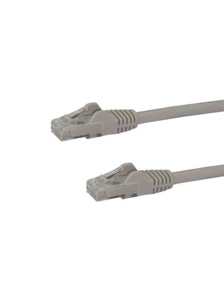 StarTech.com Cable de Red Gigabit Cat6 Ethernet RJ45 sin Enganche Snagless - 10m Gris