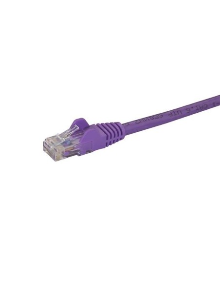 StarTech.com Cable de Red Cat6 UTP Ethernet Gigabit RJ45 sin Enganches - 10m Purpura