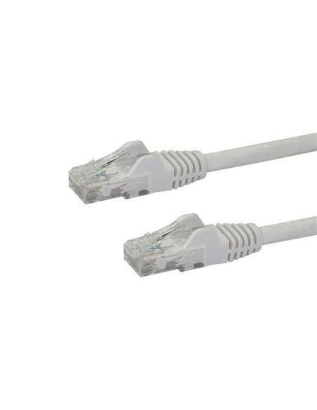 StarTech.com N6PATC10MWH cable de red conectores RJ45 Cat6 U UTP (UTP) - 10m Blanco