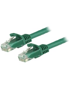 StarTech.com Cable de red Cat6 Ethernet RJ45 sin Enganches UTP 24AWG - 1.5m Verde