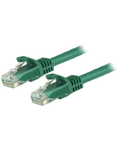 StarTech.com Cable de red Cat6 Ethernet RJ45 sin Enganches UTP 24AWG - 1.5m Verde