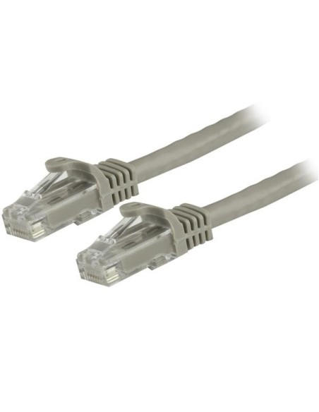 StarTech.com Cable de red Cat6 Ethernet RJ45 sin Enganches UTP 24AWG - 1.5m Gris