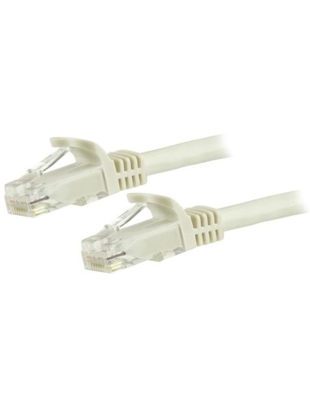 StarTech.com Cable de red Cat6 Ethernet RJ45 sin Enganches UTP 24AWG - 1.5m Blanco