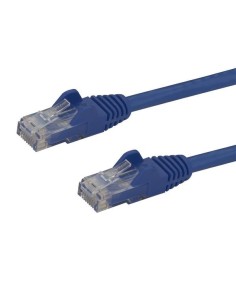 StarTech.com Cable de Red Ethernet RJ45 Snagless Sin Enganches UTP Cat 6 Gigabit - 15m Azul