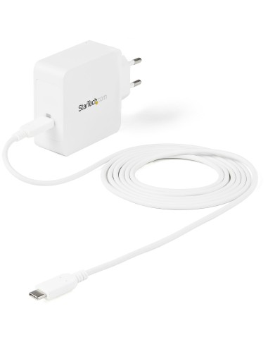 StarTech.com Cargador de Pared USB-C de 1 Puerto con 60W de Entrega de Alimentación PD WCH1CEU