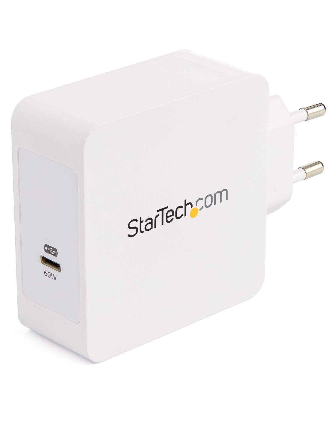StarTech.com Cargador de Pared USB-C de 1 Puerto con 60W de Entrega de Alimentación PD WCH1CEU