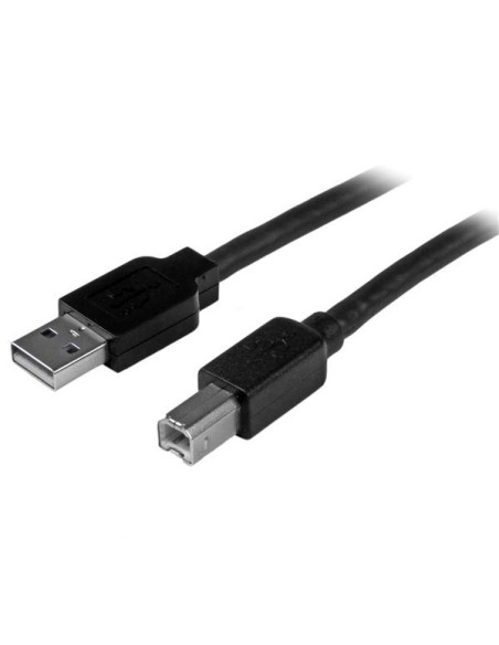 StarTech.com Cable 15 Metros 15m USB B Macho a USB A Macho Activo Amplificado USB 2.0 - Impresora USB2HAB50AC