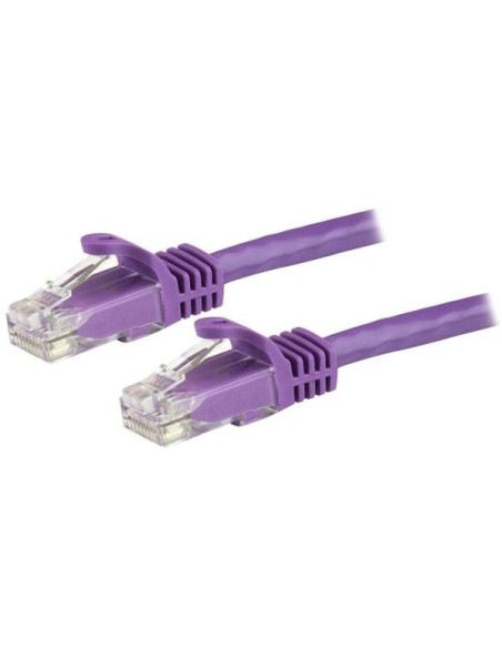 StarTech.com N6PATC15MPL cable de red 15m Cat6 U UTP (UTP) Púrpura