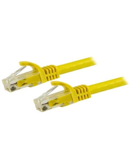 StarTech.com N6PATC15MYL cable de red 15 m Cat6 U UTP (UTP) Amarillo