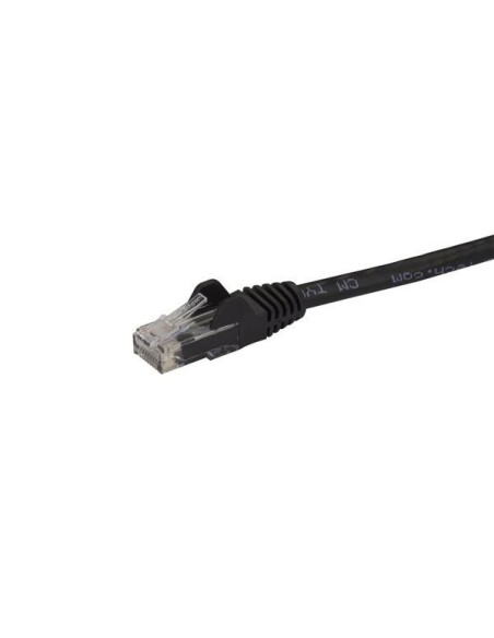 StarTech.com Cable de Red Ethernet Snagless Sin Enganches Cat 6 Cat6 Gigabit 1m - Negro - N6PATC1MBK