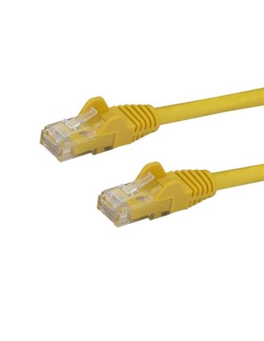 StarTech.com Cable de 1m Amarillo de Red Gigabit Cat6 Ethernet RJ45 sin Enganche - Snagless - N6PATC1MYL
