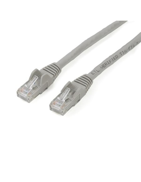StarTech.com Cable de 2m Gris de Red Gigabit Cat6 Ethernet RJ45 sin Enganche - Snagless - N6PATC2MGR
