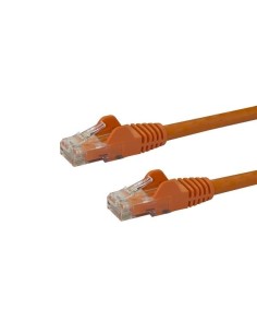 StarTech.com Cable de 2m Naranja de Red Gigabit Cat6 Ethernet RJ45 sin Enganche - Snagless - N6PATC2MOR