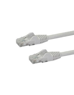 StarTech.com Cable de 2m Blanco de Red Gigabit Cat6 Ethernet RJ45 sin Enganche - Snagless - N6PATC2MWH