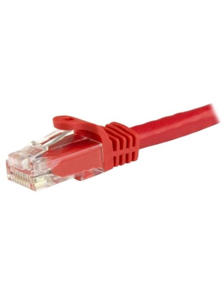 StarTech.com Cable de Red Ethernet Cat6 Snagless de 3m Rojo - Cable Patch RJ45 UTP - N6PATC3MRD
