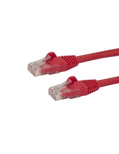 StarTech.com Cable de Red de 0,5m Rojo Cat6 UTP Ethernet Gigabit RJ45 sin Enganches - N6PATC50CMRD