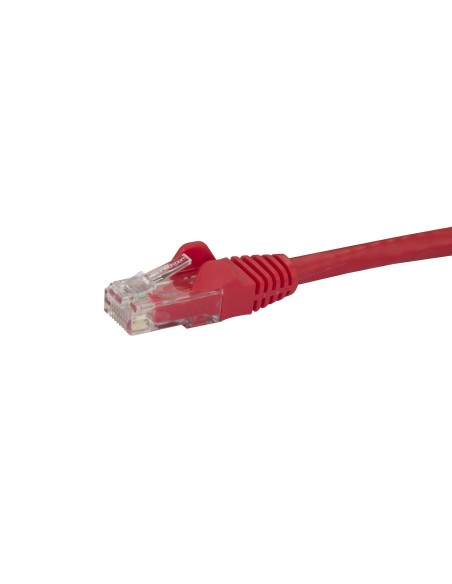 StarTech.com Cable de Red de 0,5m Rojo Cat6 UTP Ethernet Gigabit RJ45 sin Enganches - N6PATC50CMRD