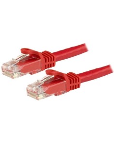 StarTech.com Cable de Red Ethernet Cat6 Sin Enganche de 5m Rojo - Cable Patch Snagless RJ45 UTP - N6PATC5MRD