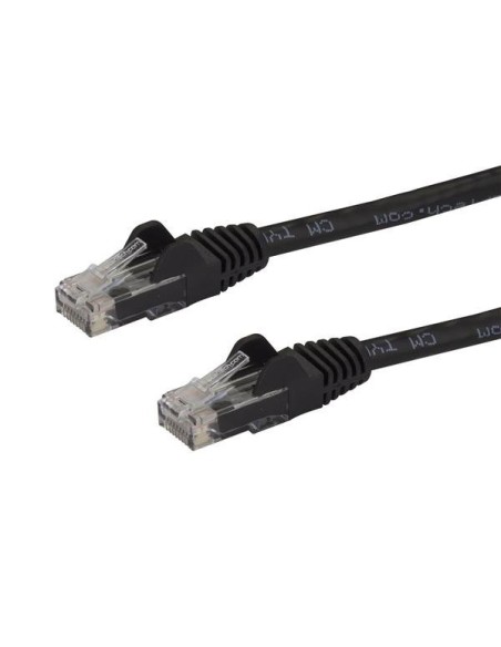 StarTech.com Cable de Red Ethernet Snagless Sin Enganches Cat 6 Gigabit 7m - Negro - N6PATC7MBK
