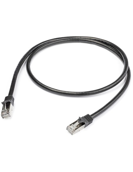 StarTech.com N6SPAT1MBK cable de red 1 m Cat6 SF UTP (S-FTP) Negro