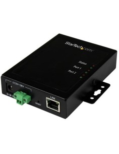 StarTech.com Servidor de Dispositivos Serie a IP de 2 Puertos RS232 - De Metal NETRS2322P