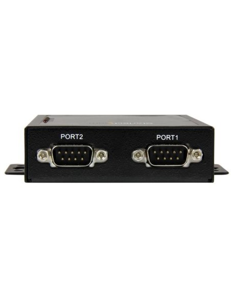 StarTech.com Servidor de Dispositivos Serie a IP de 2 Puertos RS232 - De Metal NETRS2322P