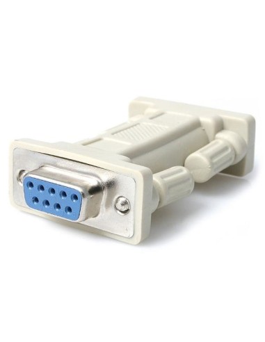 StarTech.com Adaptador de Módem Nulo Serie RS232 DB9- Hembra a Hembra - Blanco