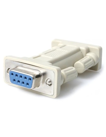 StarTech.com Adaptador de Módem Nulo Serie RS232 DB9- Hembra a Hembra - Blanco