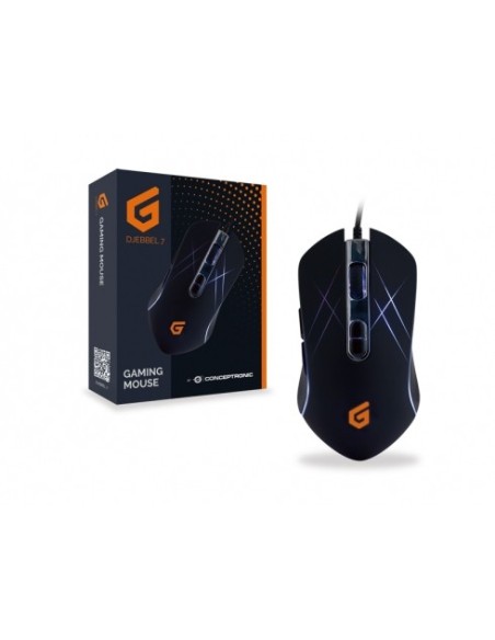 RATON CONCEPTRONIC GAMING USB NEGRO DJEBBEL01B