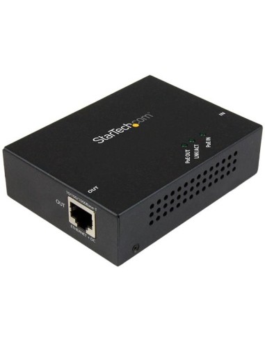 StarTech.com Repetidor de red Gigabit PoE+ Extender - 802.3at af - 100m
