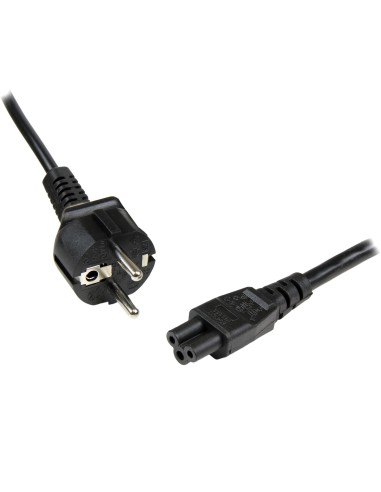 StarTech.com PXTNB3SEU2M Cable de Alimentación Corriente de 2m Schuko CEE7 a IEC320 C5 Acoplador para Laptop