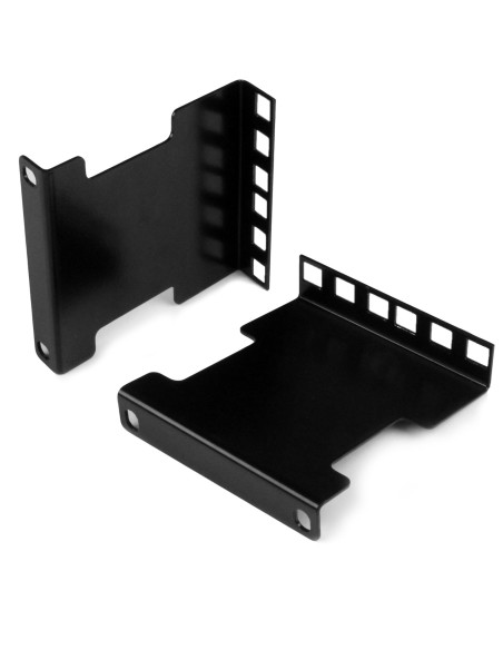 StarTech.com Juego Adaptador de Profundidad de Carril para Racks de Servidores - 2U Negro