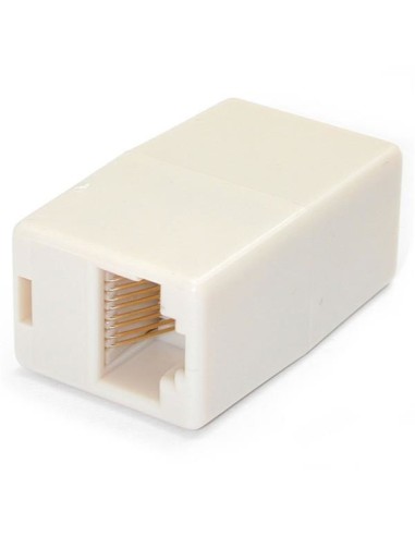 StarTech.com Paquete de 10 Cajas de Empalme Modulares Acopladores para Cable Cat5e Ethernet UTP - 2x Hembra RJ45 - Beige