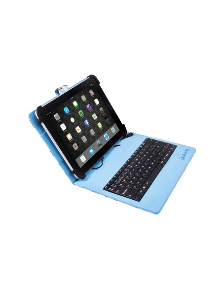 FUNDA TABLET SilverHT Universal Estampada PIXEL GAMER + teclado MicroUSB 9 - 10.1 111934540199