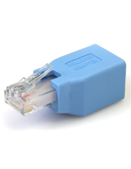 StarTech.com Adaptador Rollover Consola Cisco para Cable RJ45 Ethernet Macho a hembra - Azul