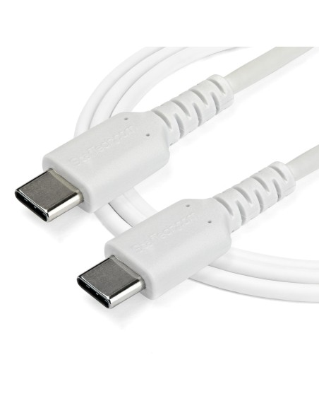 StarTech.com Cable de 1m USB-C Macho a Macho - Blanco RUSB2CC1MW