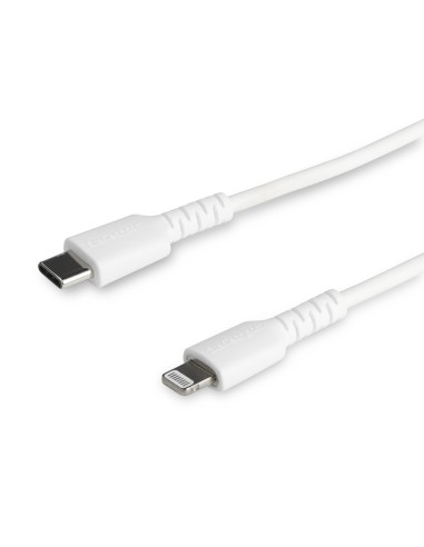StarTech.com Cable de 2m Lightning a USB-C Macho a Macho - Certificado MFI - Blanco RUSBCLTMM2MW