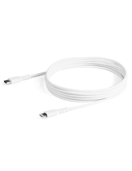 StarTech.com Cable de 2m Lightning a USB-C Macho a Macho - Certificado MFI - Blanco RUSBCLTMM2MW