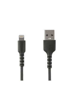 StarTech.com Cable de 2m Lightning a USB Tipo-A Macho a Macho Certificado MFi - Negro RUSBLTMM2MB