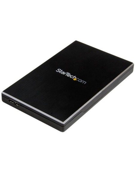 StarTech.com Caja 2.5 USB 3.1 Gen 2 de 1 bahÍ­a SATA III - Negro S251BMU313