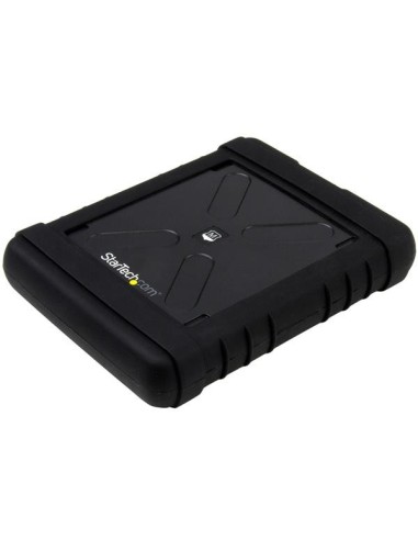 StarTech.com Caja 2.5 USB 3.1 SATA robusta con UASP para disco duro o SSD - Negro S251BRU33