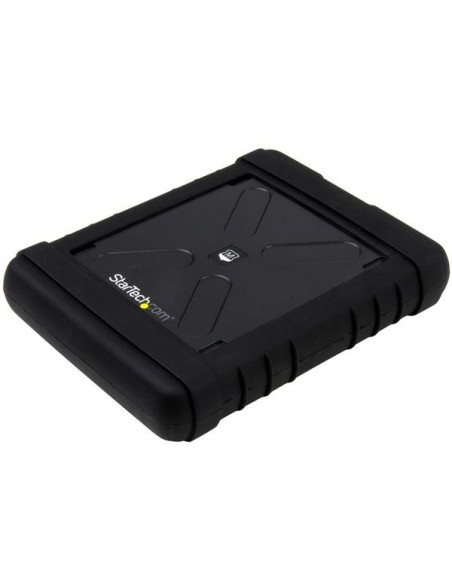 StarTech.com Caja 2.5 USB 3.1 SATA robusta con UASP para disco duro o SSD - Negro S251BRU33