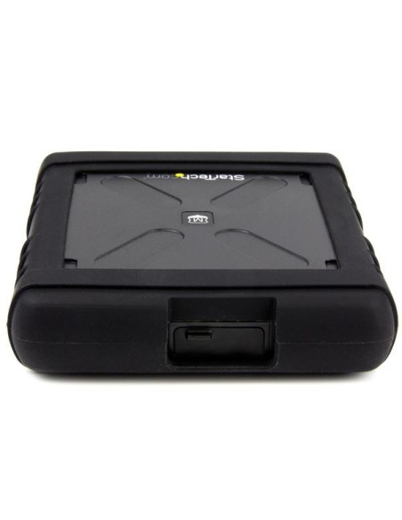 StarTech.com Caja 2.5 USB 3.1 SATA robusta con UASP para disco duro o SSD - Negro S251BRU33