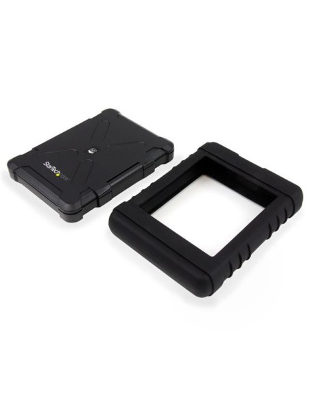 StarTech.com Caja 2.5 USB 3.1 SATA robusta con UASP para disco duro o SSD - Negro S251BRU33